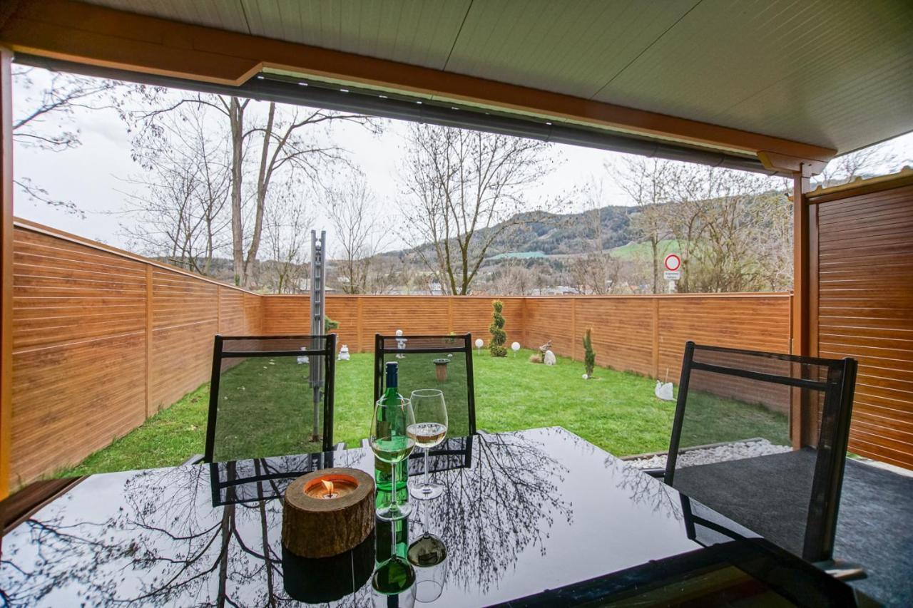 Auszeit Steiraland 6 Mit Ueberdachter Terasse Schoenen Garten Und Kostenlosen Parkplatz Leoben  Exteriör bild